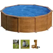 Gre Rundpool "SICILIA inkl. Zubehör" Höhe: 120 cm, in versch. Größen erhältlich