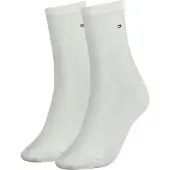 Tommy Hilfiger Socken "TH WOMEN SOCK CASUAL 2P" 2 Paar, 2 Stk. tlg. mit flacher Zehennaht
