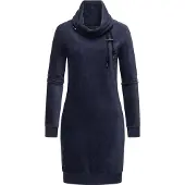 Ragwear Sweatkleid "Chloe Velvet" Ohne Taschen stylisches Langarmkleid in Samtoptik