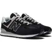 New Balance 574 Wildleder Trainer, Schwarz 40.5 EU