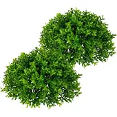 Creativ Green Kunstpflanze "Teeblatt-Halbkugel"