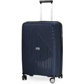 Hauptstadtkoffer TXL - ultraleichter Koffer, mittelgroßer Rollkoffer Reisekoffer Größe M, robuster Hartschalen-Trolley 4 Rollen sehr leicht, TSA, 66 cm, 73 L,Dunkelblau