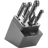 Zwilling Messerblock "Pro" 7 Made in Germany, selbstschärfender Messerblock, Sonderschmelze