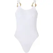 Moda Minx Badeanzug "SCRUNCH" 1 Stk. mit eleganten Schmuckelementen