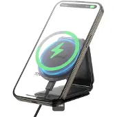 Baseus PrimeTrip Series C02 Mega Handyhalterung Auto - Magnetisch und MagSafe/Qi2 - Kabelloses Laden - Selbstklebend - Schwarz