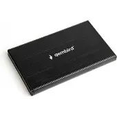 Gembird EE2-U3S-3, HDD-Gehäuse, 2.5", SATA, 5 Gbit/s, USB Anschluss, Schwarz