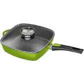 King Bratpfanne "Square" Aluminiumguss 1 Stk. tlg. 28x28 cm, abnehmbarer Griff, Induktion