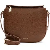 Lazarotti Leder Umhängetasche Schultertasche Bologna Leather Nola-13 Brown braun