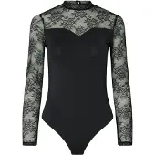 Pieces Milly Lace Langarm-body