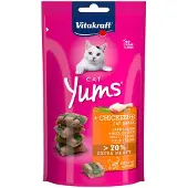 Vitakraft Cat Yums Huhn mit Katzengras Katzenleckerlis (40 g)