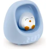 BigBen Interactive Bigben Kids Wecker mit Nachtlicht Penguin Pinguin Nest MYKO Hi Buddies! 3 Schlaflieder AU390049