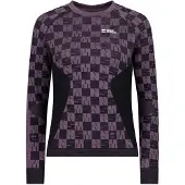 Mons Royale Ascender Merino Funktionsshirt mauve / black Gr. XS
