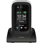 Beafon SL720i, Klappgehäuse, Single SIM, 7,11 cm (2.8"), Bluetooth, 1000 mAh, Schwarz, Silber