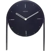 Nextime Noa, Tisch, Quarzuhr, Schwarz, Braun, Holz, Analog, Akku