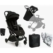 Beemoo Easy Fly Lux 4 Buggy mit Zubehörpaket, Jet Black