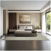 TecTake Kurzflorteppich Soft Zone - 200 x 290 cm Sand