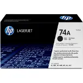 HP 74A Black Original LaserJet Toner Cartridge, Schwarz, 1 Stück(e)
