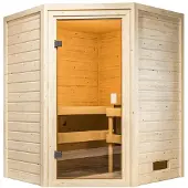 Karibu Innensauna Danika inkl. Saunaofen 3,6kW integr. Steuerung