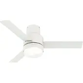 HUNTER FANS Deckenventilator Gilmour Weiss mit Licht