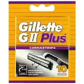 Gillette GII Plus Einwegrasierklingen Männer - 10 Stück