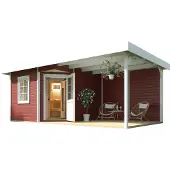 Weka Saunahaus "Salo" Set, 7,5 kW-Ofen mit digitaler Steuerung