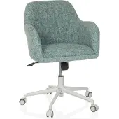 Hjh LIVING Home Office Bürostuhl SOLAO HOME Schreibtischstuhl mit Armlehnen Stoff Drehstuhl