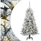 vidaXL Künstlicher Klappbarer Weihnachtsbaum Grün 150 cm PE und PVC 3397469
