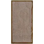 Home67 Wanddekoration Devin Beige - Wolle hängend 40 x 80 cm