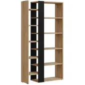 CALICOSY BÜCHERREGAL 5 Ebenen L80 x H152 cm - Axel