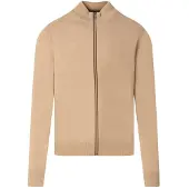 Bugatti Strickjacke "Regular Fit" mit Reißverschluss und Stehkragen