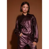 Studio Amaya Damen Jacken Isabella - Bordeaux - Größe XS