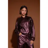 Studio Amaya Damen Jacken Isabella - Bordeaux - Größe XL