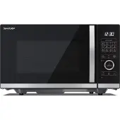 Sharp YC-QG234AE-B Mikrowelle mit Grill, Mikrowelle: 900W, Grill: 1000W, 10 Leistungsstufen, schwarz