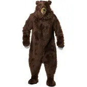 Metamorph Grizzlybär Kostüm mit beweglicher Maske