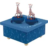 Sophie La Girafe Spieluhr mit tanzenden Giraffen, Milchstrasse magnetisch