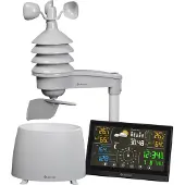 Denver Pro-Wetterstation mit Windmesser & Regenmesser, Barometer, Temp/Feuchte.