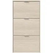 CALICOSY Zapatero Moderno De 3 Puertas Braun