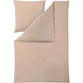 Estella Bettwäsche Takoma" beige 1x 135x200 cm + 1x 80x80 cm"