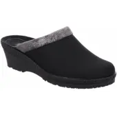 Rohde Hausschuhe Neustadt-50 2459 Damen Black-Schuhgröße 43