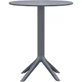 CLP Tisch Lacota Ø 60 cm wetterfest und UV-beständig anthrazit