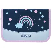 Herlitz Schüleretui 31 teilig Unicorn Dreams, 31 Stück(e), Dunkelblau, Pink, Polyester, Abbildung, 205 mm, 38 mm