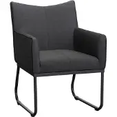 CLEMENTO Lyon Dining Gartenstuhl Zwei Fuß Aluminium Createxx