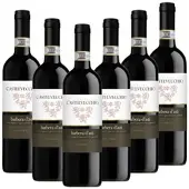 Cantine Manfredi Barbera Asti DOCG Barrique Castelvecchio Italien trocken - 6er Karton