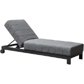 CLEMENTO Beziers Loungeliege Aluminium mit Rollen Createxx