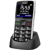 Aligator A675WH, Balken, Dual-SIM, 5,59 cm (2.2"), Bluetooth, 900 mAh, Schwarz, Weiß