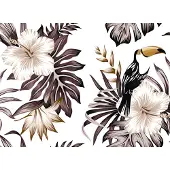 Living Walls Fototapete "Designwalls Toucan 2" glatt Vlies, Wand, Schräge, Decke
