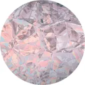 Komar Vliestapete "Vlies selbstklebend - Glossy Crystals - Größe 125 x 125 cm" bedruckt glatt Wohnzimmer, Schlafzimmer