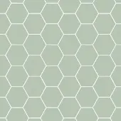 Superfresco Vliestapete "Honigwabe - Geo" geometrisch geprägt Grün - 10m x 52cm