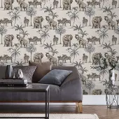 Sublime Vliestapete "KENYA" natürlich geprägt Design Tapeten