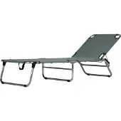 Fiam Amigo Dreibeinliege Aluminium/Kunstoffgewebe